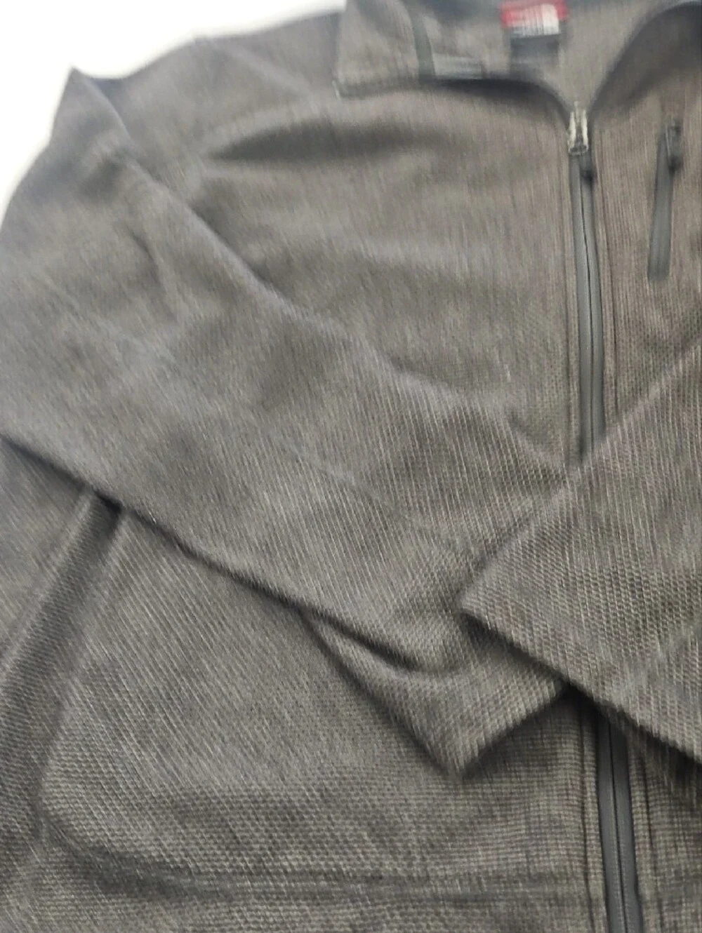 The North Face Men's Charcoal Full-Zip Sweater Jacket